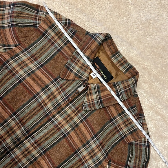 HARRIS/WALLACE Harris Wallace Plaid Zip Up Jacket - Picture 10 of 12